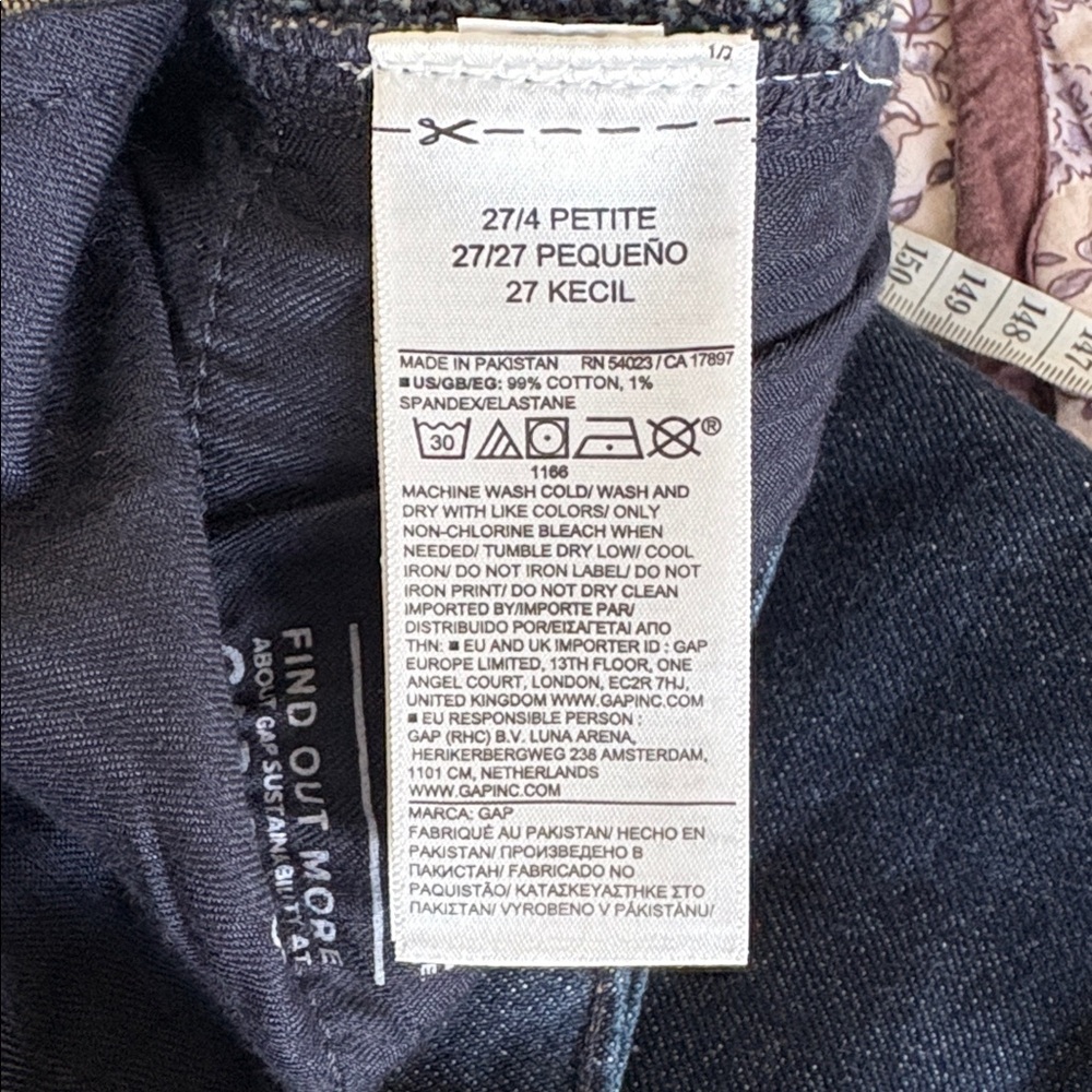 Gap High Rise Stride Wide-Leg Jeans - Picture 7 of 8
